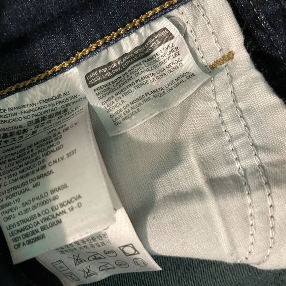 Levi’s Mile High Super Skinny Women’s Jeans Dark Wash - Picture 8 of 9